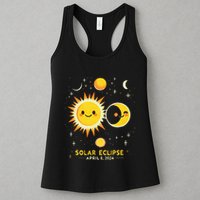 Cute Solar Eclipse April 8 2024 Womens Tank Top