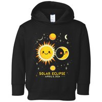 Cute Solar Eclipse April 8 2024 Toddler Hoodie