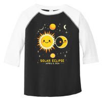 Cute Solar Eclipse April 8 2024 Toddler Fine Jersey T-Shirt