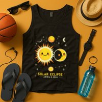 Cute Solar Eclipse April 8 2024 Tank Top
