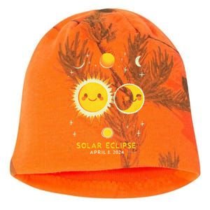 Cute Solar Eclipse April 8 2024 Kati - Camo Knit Beanie