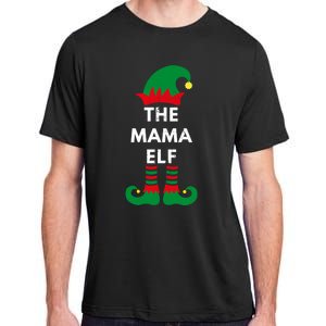 Christmas Santa Elves The Mama Elf Matching Family Gift Adult ChromaSoft Performance T-Shirt