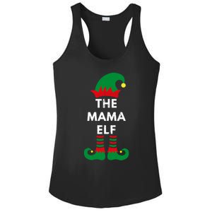 Christmas Santa Elves The Mama Elf Matching Family Gift Ladies PosiCharge Competitor Racerback Tank