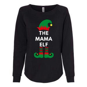 Christmas Santa Elves The Mama Elf Matching Family Gift Womens California Wash Sweatshirt