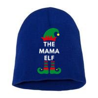 Christmas Santa Elves The Mama Elf Matching Family Gift Short Acrylic Beanie