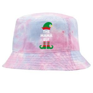 Christmas Santa Elves The Mama Elf Matching Family Gift Tie-Dyed Bucket Hat