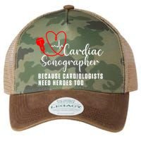 Cardiac Sonographer Echo Tech Learn Rdcs Gift Legacy Tie Dye Trucker Hat