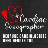 Cardiac Sonographer Echo Tech Learn Rdcs Gift 7 Panel Mesh Trucker Snapback Hat