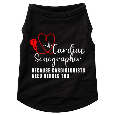 Cardiac Sonographer Echo Tech Learn Rdcs Gift Doggie Tank