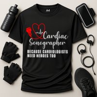 Cardiac Sonographer Echo Tech Learn Rdcs Gift Performance Shirt