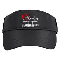 Cardiac Sonographer Echo Tech Learn Rdcs Gift Adult Drive Performance Visor