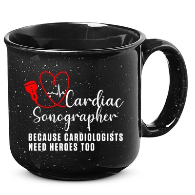 Cardiac Sonographer Echo Tech Learn Rdcs Gift 15oz Campfire Ceramic Mug