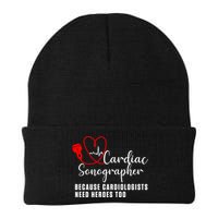 Cardiac Sonographer Echo Tech Learn Rdcs Gift Knit Cap Winter Beanie