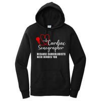 Cardiac Sonographer Echo Tech Learn Rdcs Gift Women's Pullover Hoodie