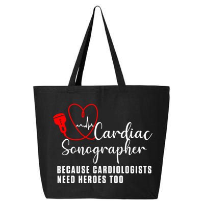Cardiac Sonographer Echo Tech Learn Rdcs Gift 25L Jumbo Tote