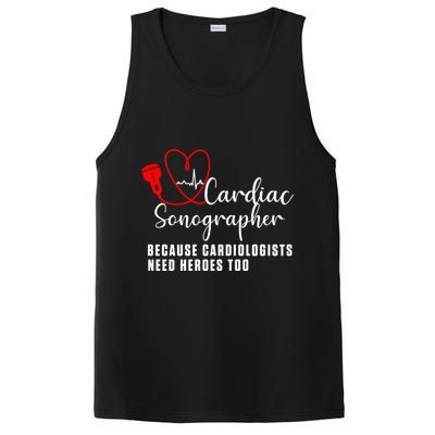 Cardiac Sonographer Echo Tech Learn Rdcs Gift PosiCharge Competitor Tank