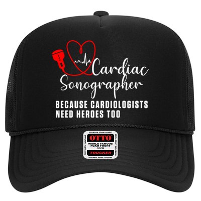 Cardiac Sonographer Echo Tech Learn Rdcs Gift Trucker Hat
