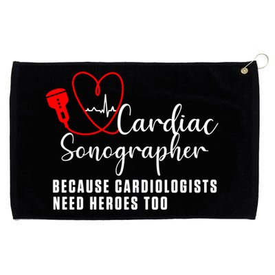Cardiac Sonographer Echo Tech Learn Rdcs Gift Grommeted Golf Towel