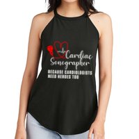Cardiac Sonographer Echo Tech Learn Rdcs Gift Women's Perfect Tri Rocker Tank