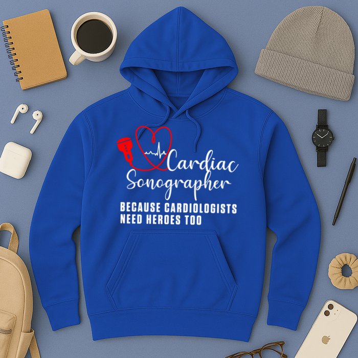 Cardiac Sonographer Echo Tech Learn Rdcs Gift Hoodie