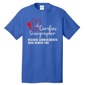 Cardiac Sonographer Echo Tech Learn Rdcs Gift Tall T-Shirt