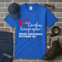 Cardiac Sonographer Echo Tech Learn Rdcs Gift Tall T-Shirt