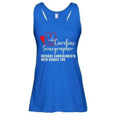 Cardiac Sonographer Echo Tech Learn Rdcs Gift Ladies Essential Flowy Tank