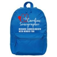 Cardiac Sonographer Echo Tech Learn Rdcs Gift 16 in Basic Backpack