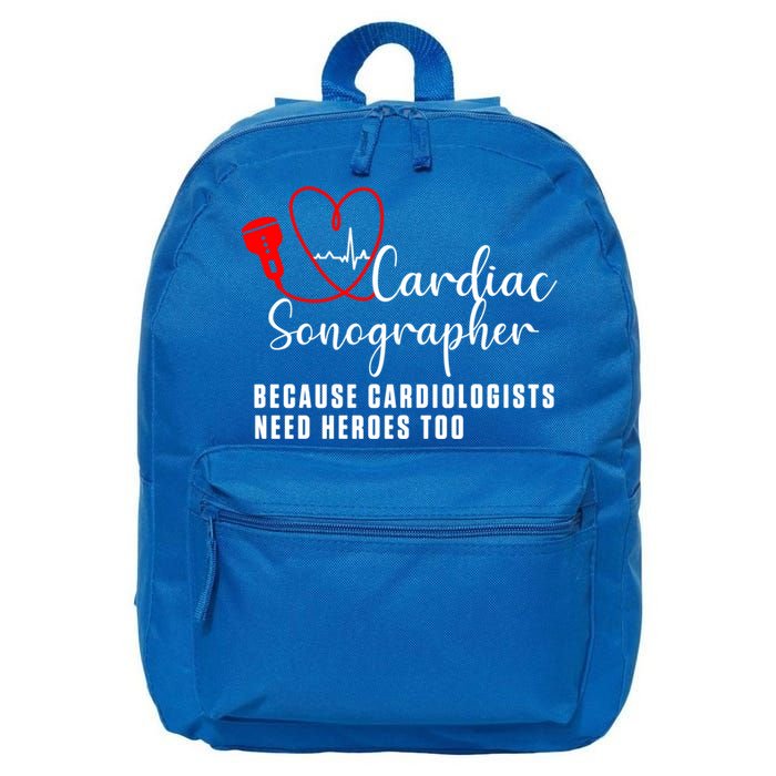 Cardiac Sonographer Echo Tech Learn Rdcs Gift 16 in Basic Backpack