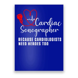 Cardiac Sonographer Echo Tech Learn Rdcs Gift Poster