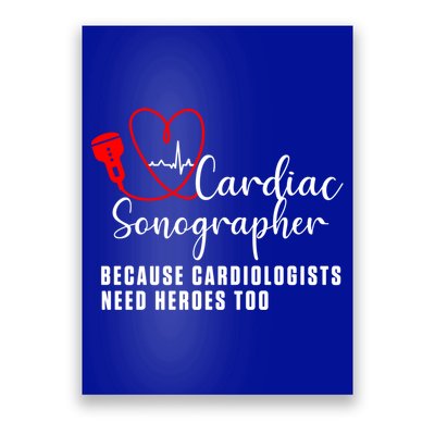 Cardiac Sonographer Echo Tech Learn Rdcs Gift Poster