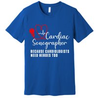 Cardiac Sonographer Echo Tech Learn Rdcs Gift Premium T-Shirt