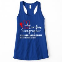 Cardiac Sonographer Echo Tech Learn Rdcs Gift Womens Tank Top