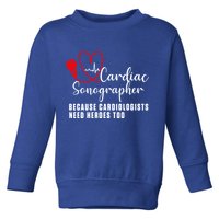 Cardiac Sonographer Echo Tech Learn Rdcs Gift Toddler Sweatshirt