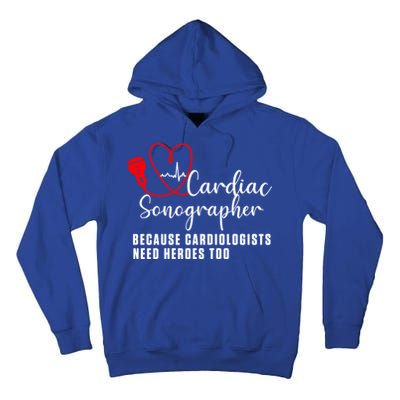 Cardiac Sonographer Echo Tech Learn Rdcs Gift Tall Hoodie