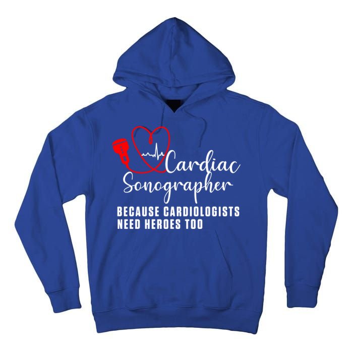 Cardiac Sonographer Echo Tech Learn Rdcs Gift Tall Hoodie