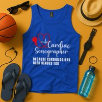 Cardiac Sonographer Echo Tech Learn Rdcs Gift Tank Top