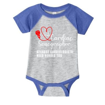 Cardiac Sonographer Echo Tech Learn Rdcs Gift Infant Baby Jersey Bodysuit