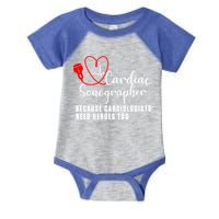 Cardiac Sonographer Echo Tech Learn Rdcs Gift Infant Baby Jersey Bodysuit