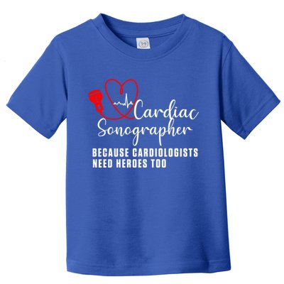 Cardiac Sonographer Echo Tech Learn Rdcs Gift Toddler T-Shirt