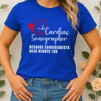 Cardiac Sonographer Echo Tech Learn Rdcs Gift Womens T-Shirt
