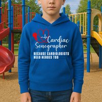 Cardiac Sonographer Echo Tech Learn Rdcs Gift Kids Hoodie