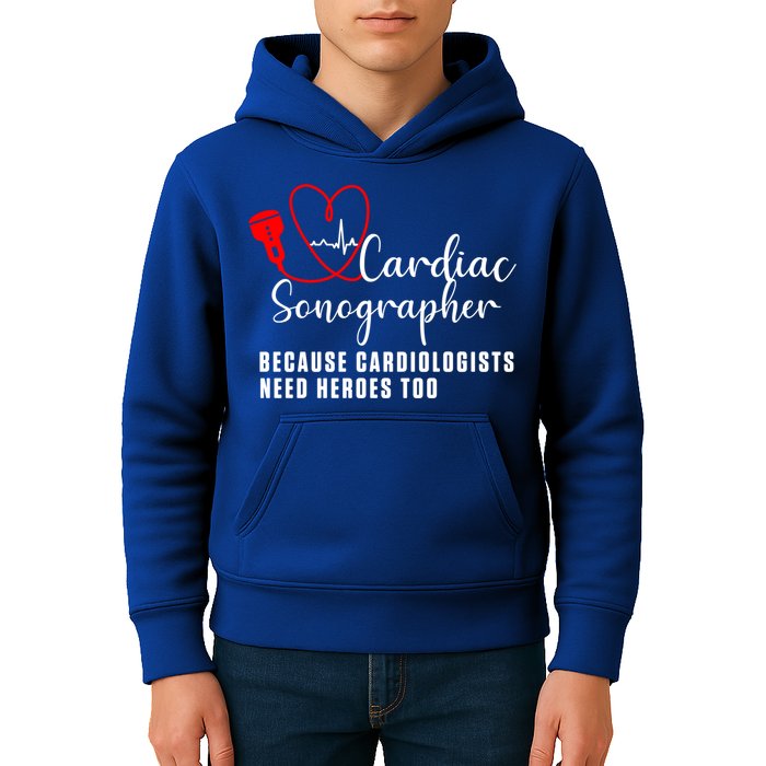 Cardiac Sonographer Echo Tech Learn Rdcs Gift Kids Hoodie
