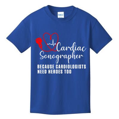 Cardiac Sonographer Echo Tech Learn Rdcs Gift Kids T-Shirt