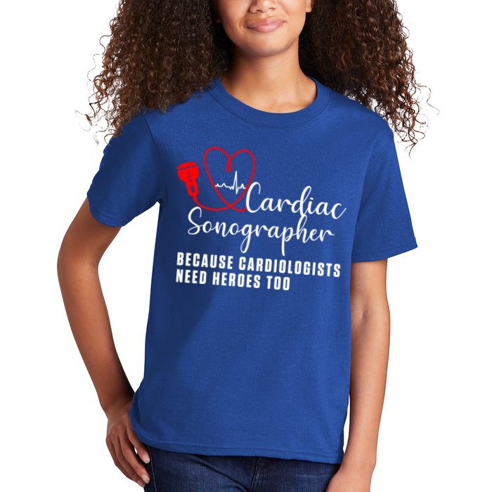 Cardiac Sonographer Echo Tech Learn Rdcs Gift Kids T-Shirt