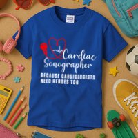 Cardiac Sonographer Echo Tech Learn Rdcs Gift Kids T-Shirt