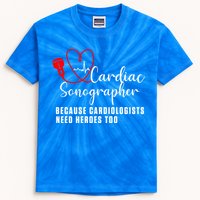 Cardiac Sonographer Echo Tech Learn Rdcs Gift Kids Tie-Dye T-Shirt