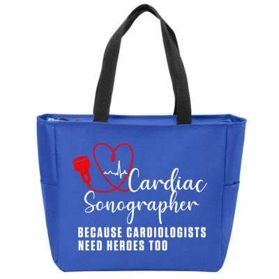 Cardiac Sonographer Echo Tech Learn Rdcs Gift Zip Tote Bag