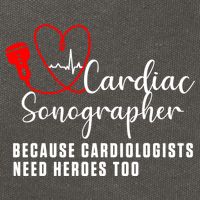 Cardiac Sonographer Echo Tech Learn Rdcs Gift Cotton Canvas Backpack