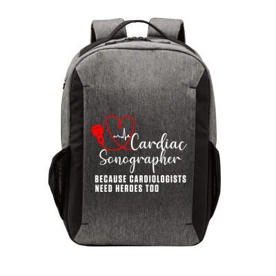 Cardiac Sonographer Echo Tech Learn Rdcs Gift Vector Backpack